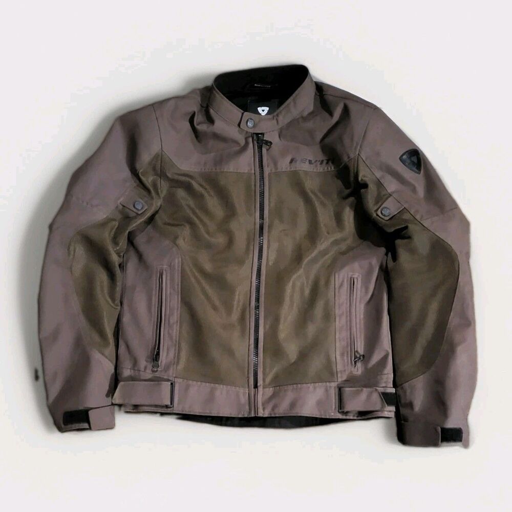 REV-IT Eclipse Mesh Brown Motorcycle Jacket Mens Size Medium